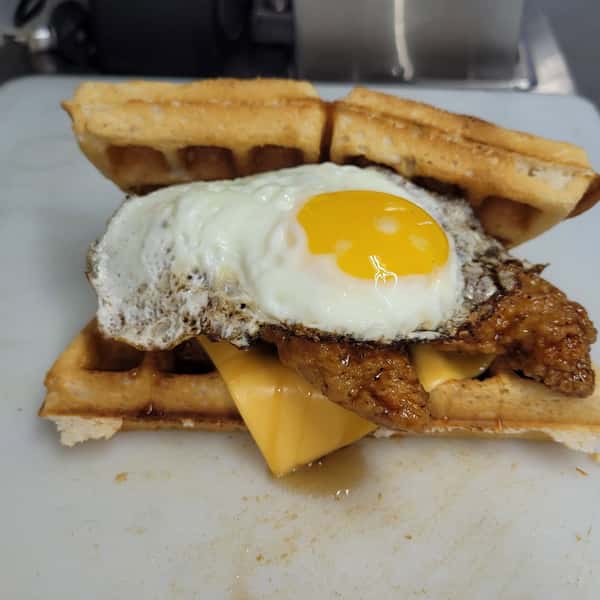 Waffle sandwich