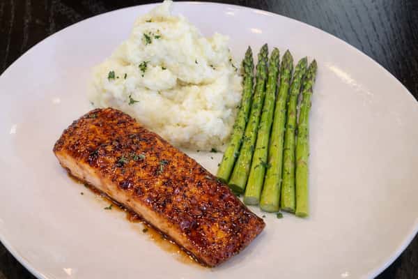 Bourbon Glazed Salmon