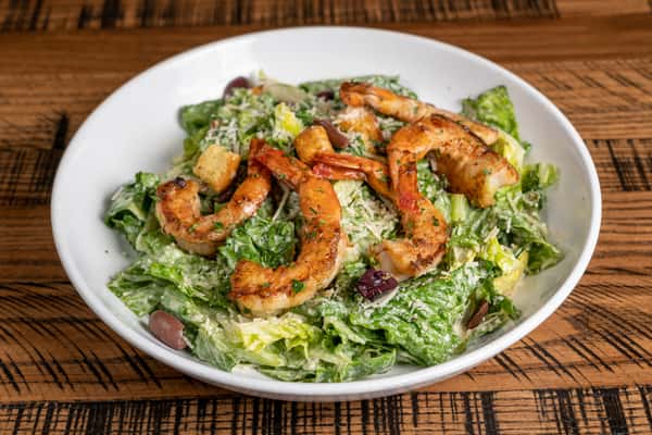 Classic Caesar Salad w Grilled Shrimp