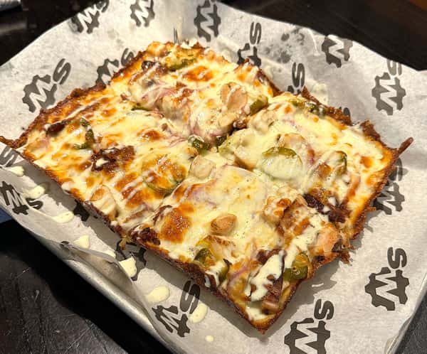 Detroit Style Pizza - Spicy Chicken Bacon Ranch