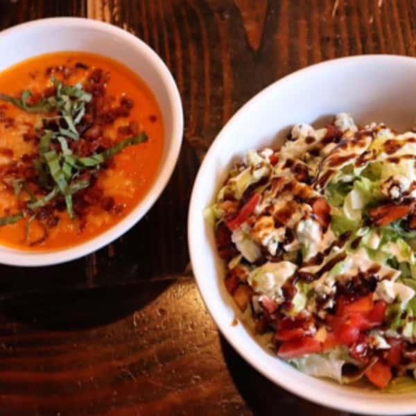 Chopped Wedge Salad & Cup of Soup or Chili