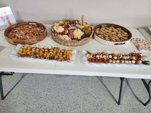 Catered finger food event