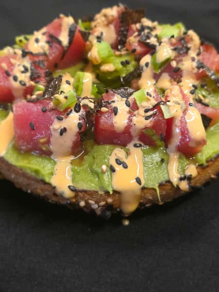 Yellow Fin Tuna Poke Avocado Toast