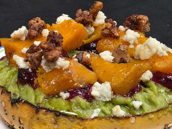 Seasonal Fall Harvest Avocado Toast