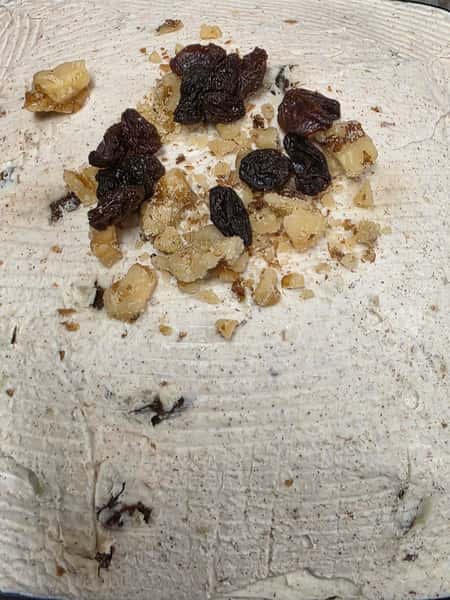 Walnut Raisin Cream Cheese