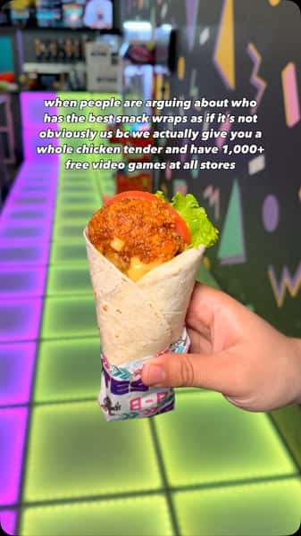 we’ve seen enough of the pop*yes chicken wrap videos, don’t settle for less 😭 we got you!! 

8-BIT BITES
#8BITBITES 

📍113 Court St, Brooklyn
📍881 Lexington Ave, Brooklyn 
📍967 Bedford Ave, Brooklyn
📍77 2nd Ave, Manhattan 
📍197 7th Ave, Manhattan 
📍268 Main Street, Johnson City 
📍 17 Centereach Mall, Centereach, NY 11720