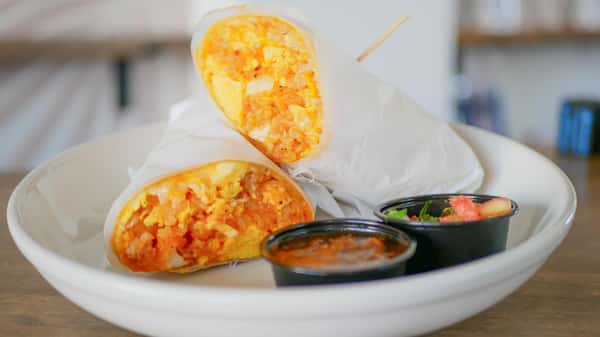 Buffalo Chicken Breakfast Burrito