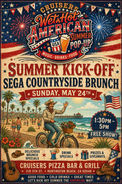 Summer kick off party flyer