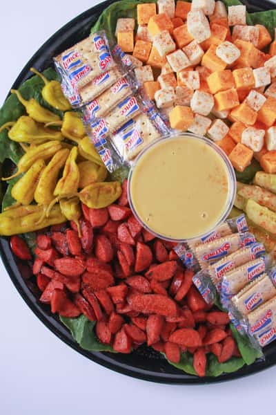 Sausage and Cheese party platter