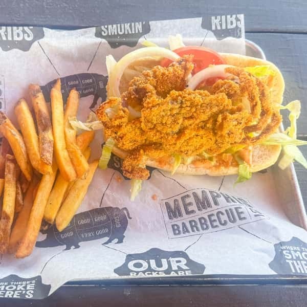 Softshell Crab Po'Boy