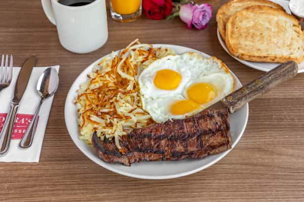 Famous Skirt Steak and Eggs