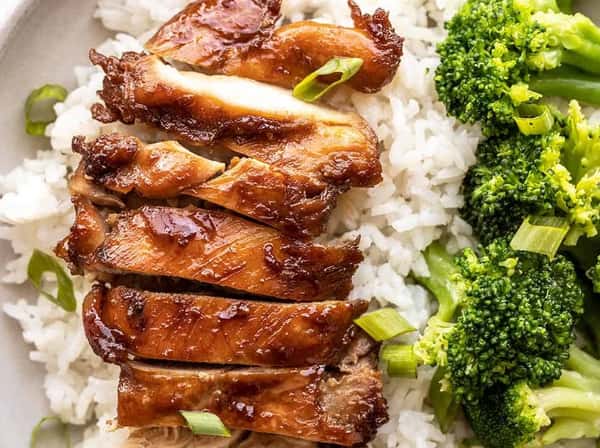 Grilled Chicken Over Rice