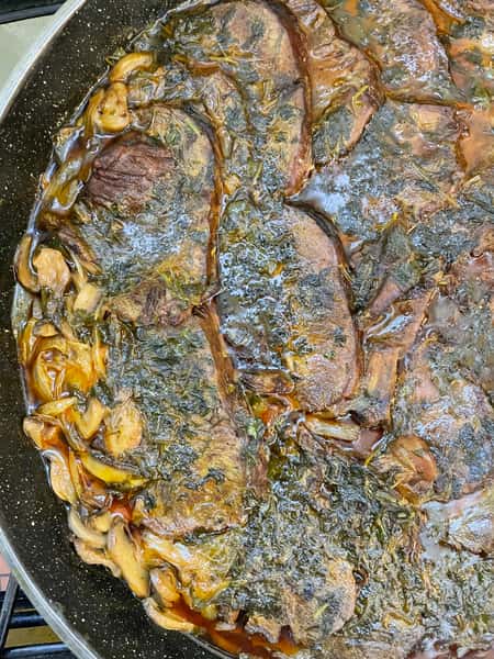 Minute Steak Mushrooms