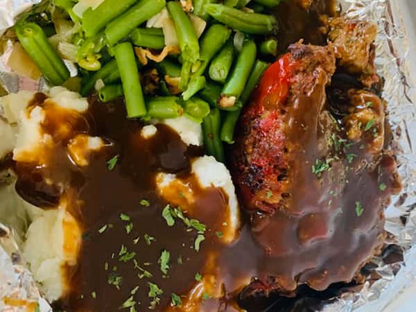 BBQ Meatloaf Burger