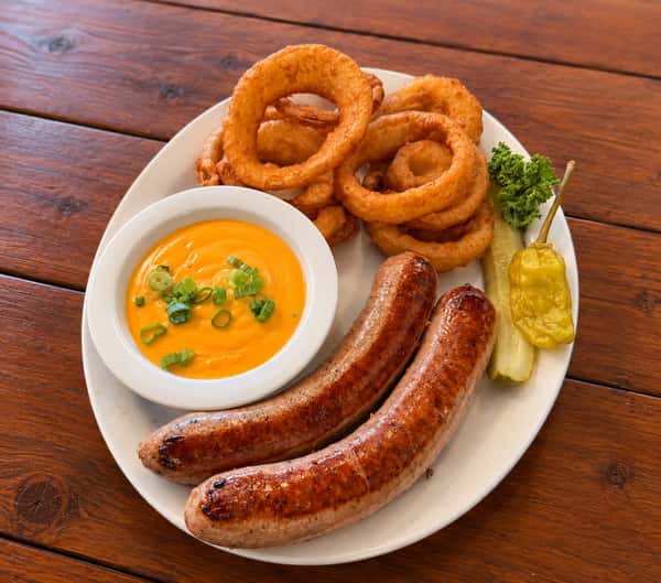 Zenners Sausage W Onion Rings