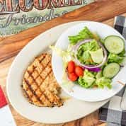 Grilled Chicken breast and side salad