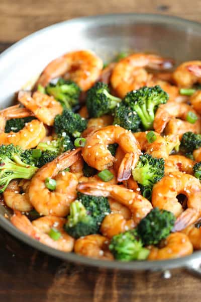 Shrimp with Broccoli
