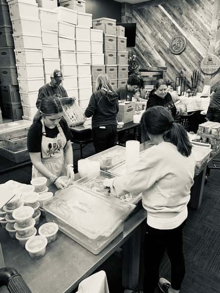 Thanksgiving prep work