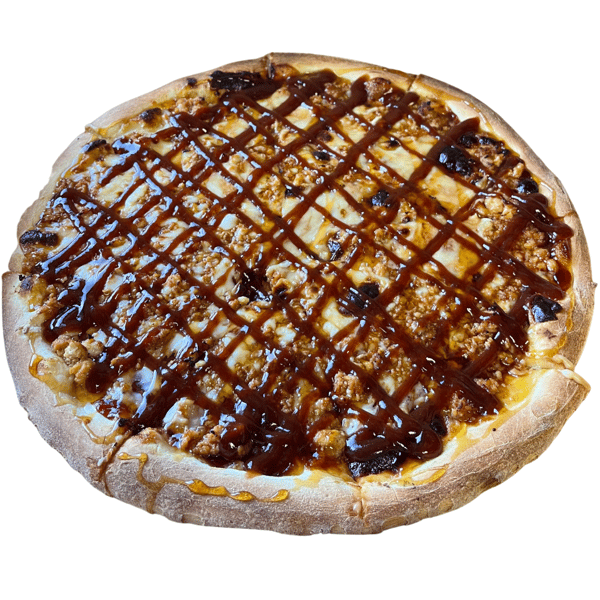 hot honey bbq chicken pizza