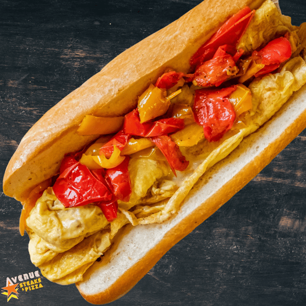 Bell Pepper Egg & Cheese Sandwich