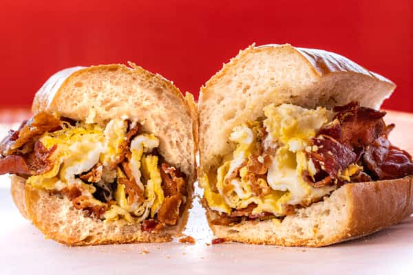 bacon egg & cheese sandwich