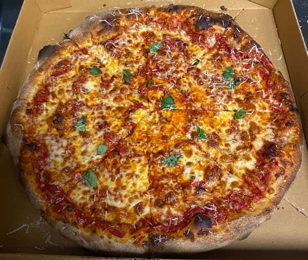 classic plain pizza