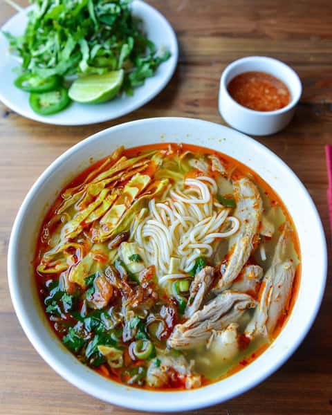 Duck & Bamboo Shoot Noodle Soup – Bún Vịt Xáo Măng