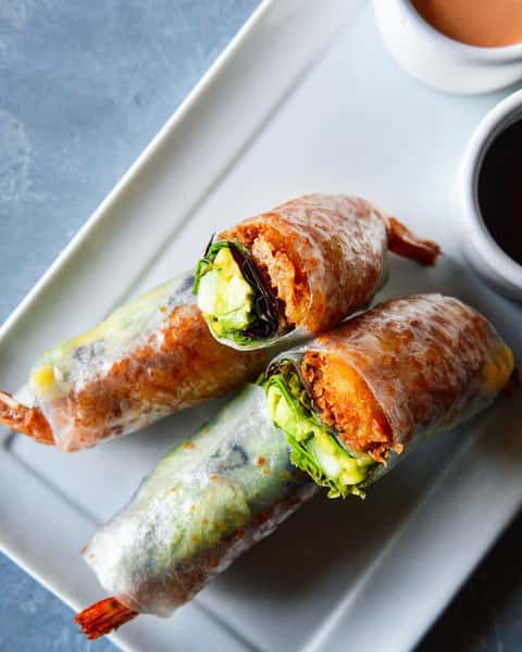 Coconut Shrimp Spring Rolls