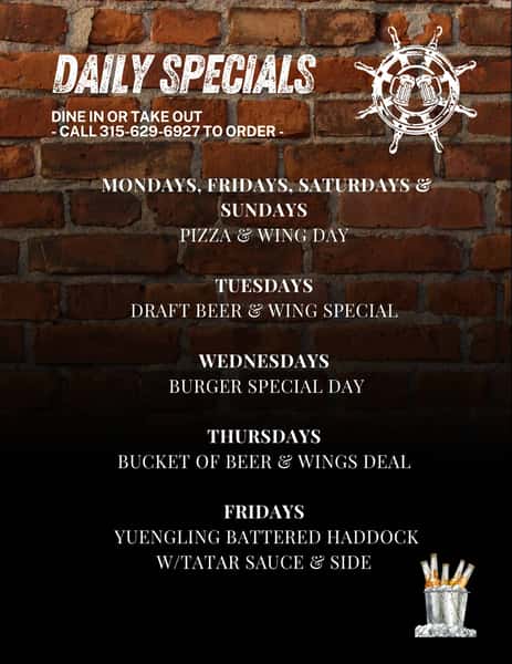 John Hoover Inn Daily Specials