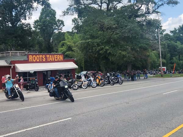 outside of roots