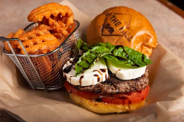caprese burger
