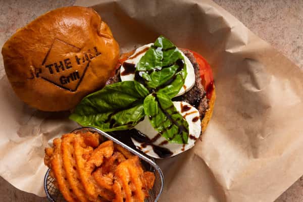 caprese burger