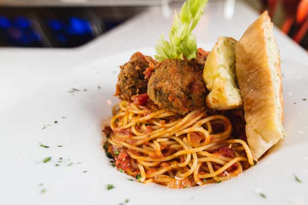 classic spaghetti with meatballs