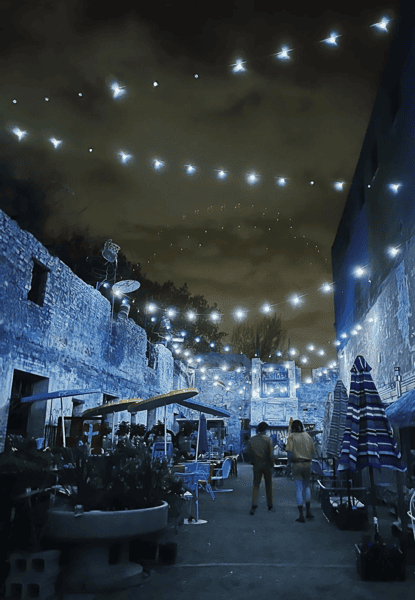 Night patio