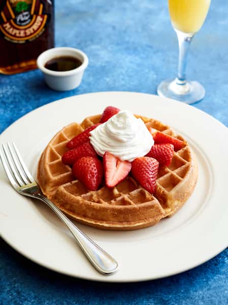 Belgian Waffle with Fruit