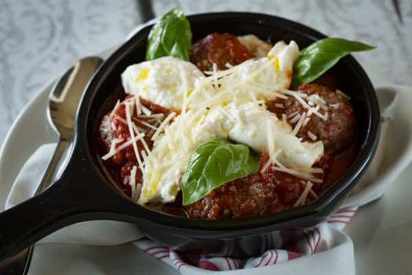 Braised Meatball Skillet