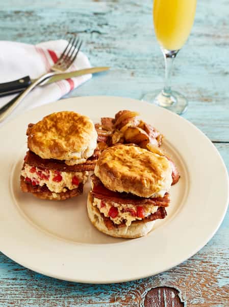 Pimiento Cheese and Bacon Biscuits
