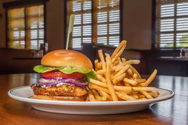 Blackened Salmon Sandwich*
