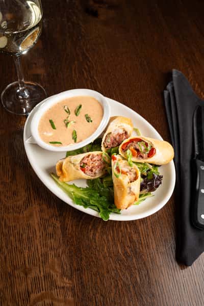 Cheesesteak Spring Rolls | Happy Hour