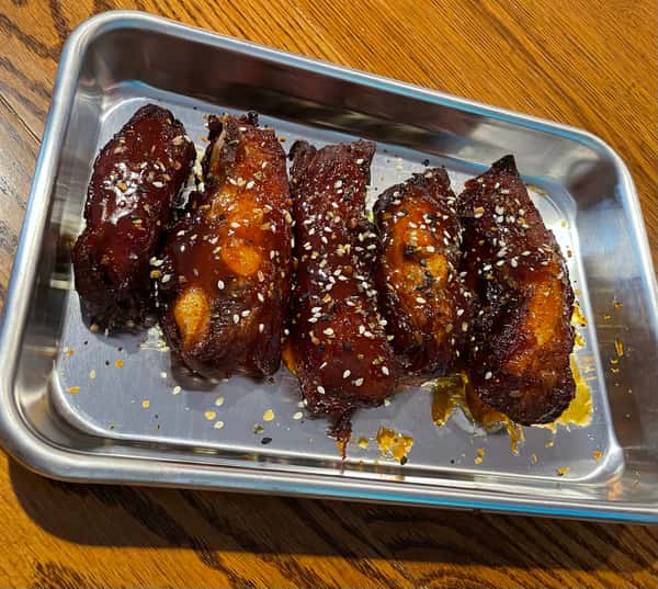 Korean Gochujang Smoked Rib Tips