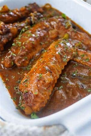Turkey Wings with Gravy