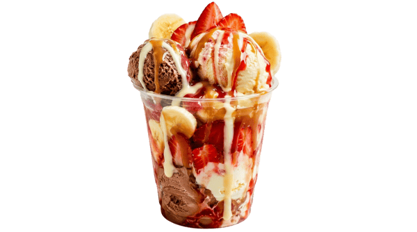 Fresh Fruit Sundae