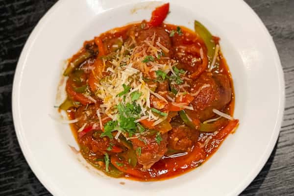 Meatballs & Bell Peppers