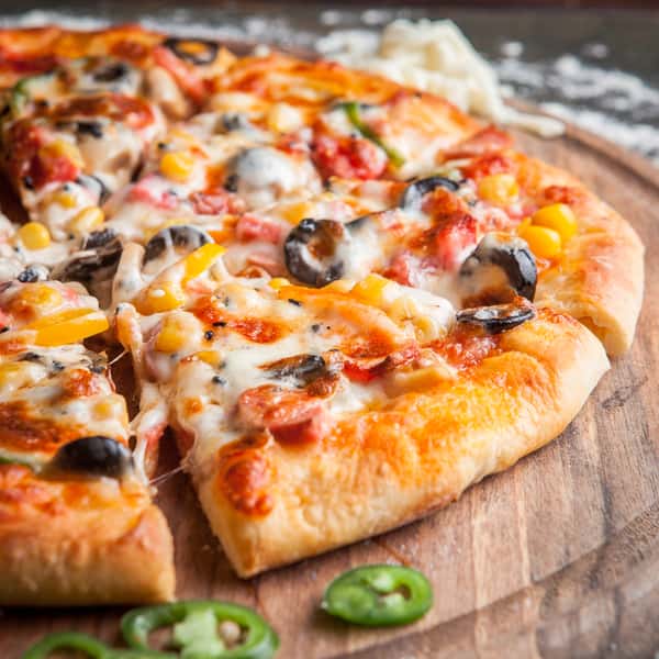loaded pizza