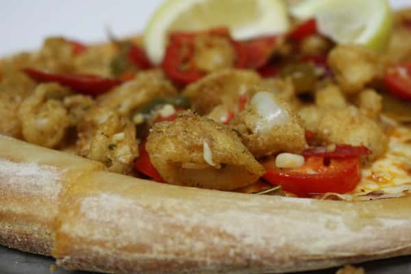 Crispy Calamari Pizza