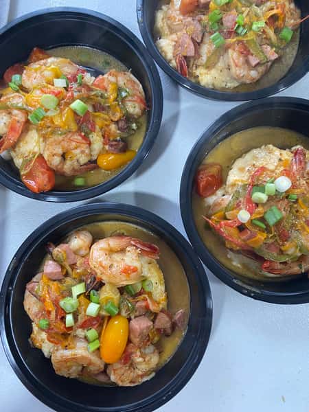 Shrimp or Salmon and Grits