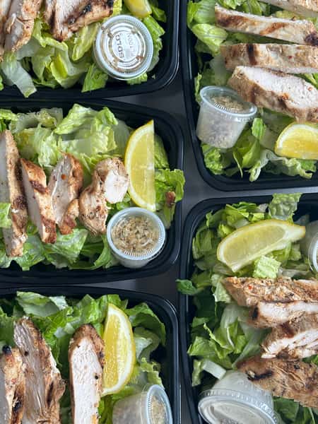 Chicken, Shrimp, steak or Salmon Caesar