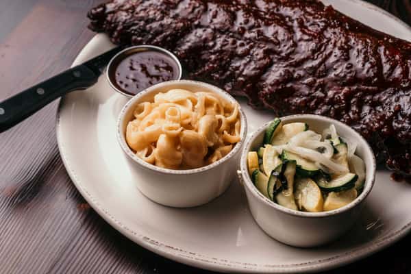 ribs & mac & cheese