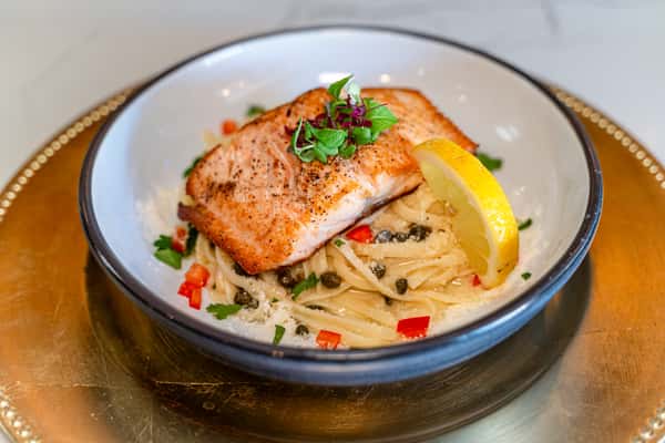 Pan Seared Salmon Picatta