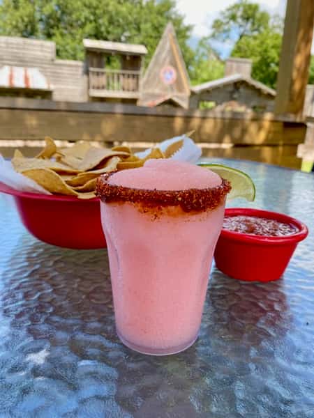 Watermelon Marg with Chips & Salsa